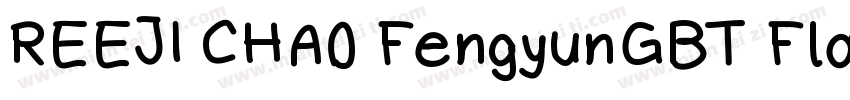 REEJI CHA0 FengyunGBT Flash字体转换